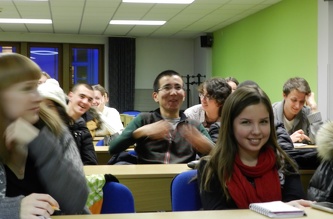 Зустріч зі студентами в ČZU - грудень 2012