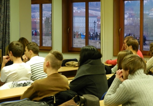 Встреча со студентами в ČVUT - январь 2012