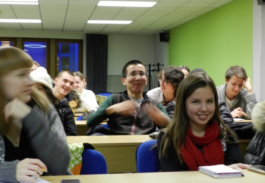 Встреча со студентами в ČZU - декабрь 2012