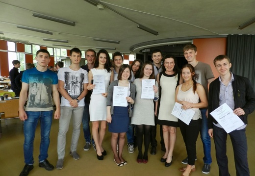 Вручение сертификатов ČZU - июнь 2013