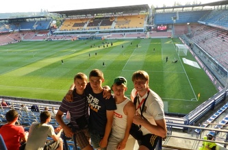 Visit of Football Match - July 2013