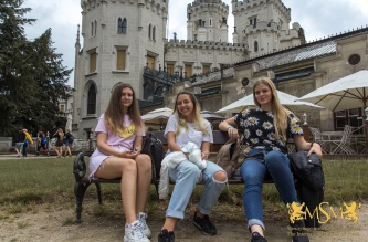 Поездка в Чески-Крумлов и замок Глубока-над-Влтавоу